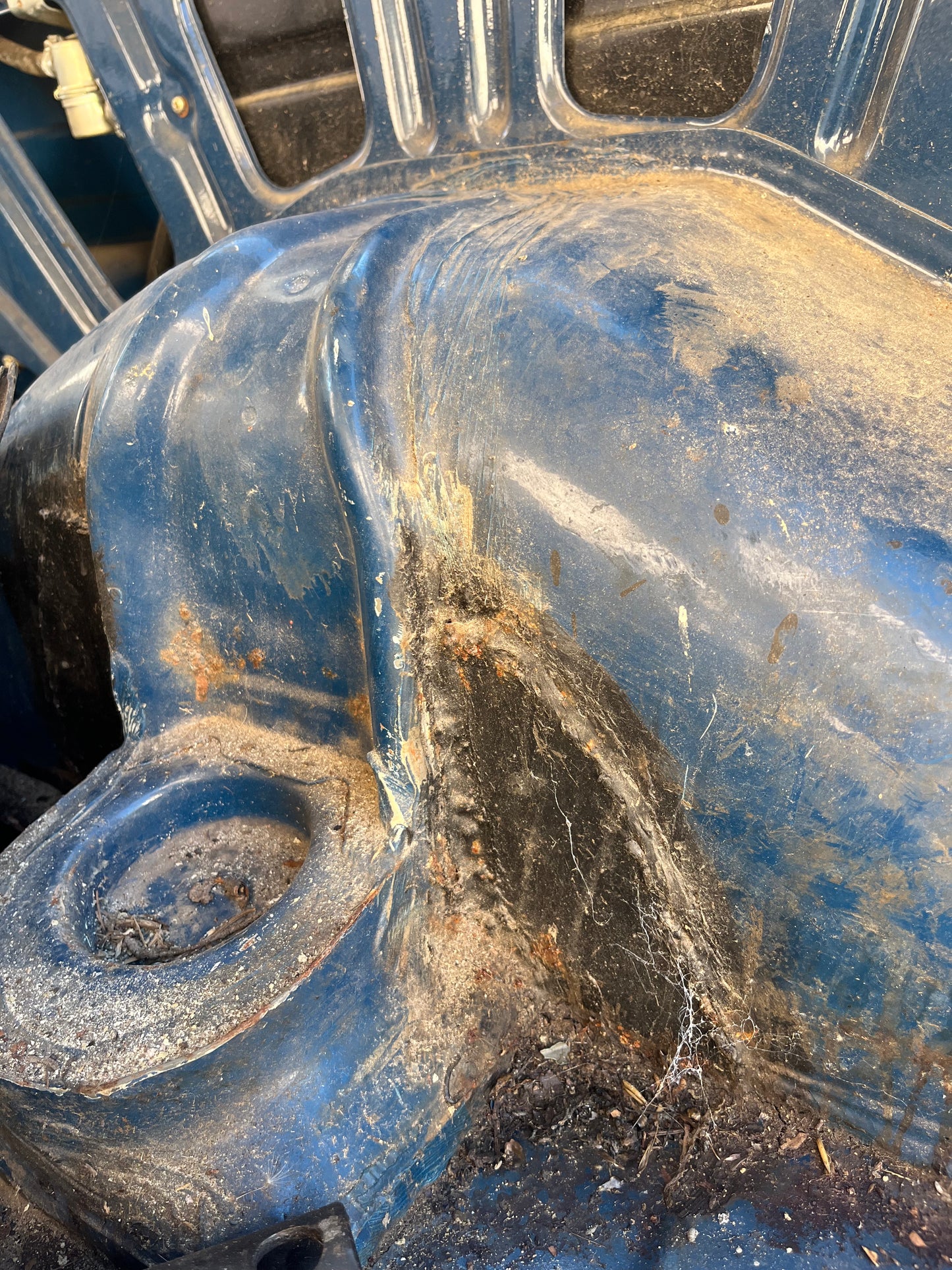 Radhaus hinten innen ohne Gurt